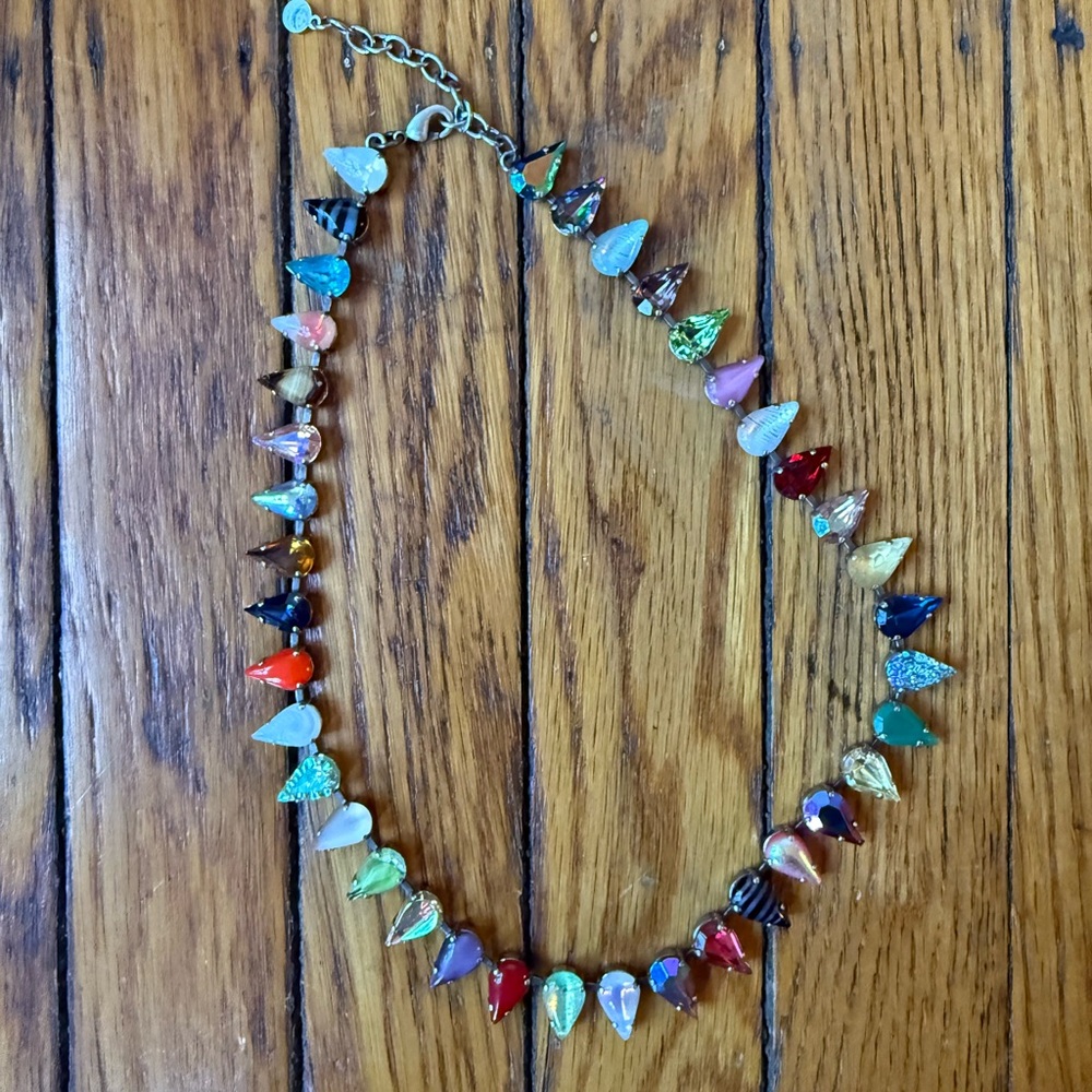 Multicolor Gemstone Necklace - Picture 2 of 2